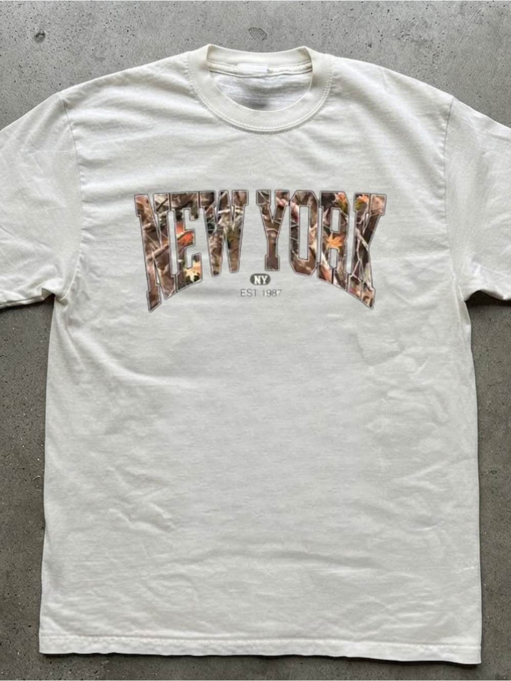 New York Graphic Tee - White